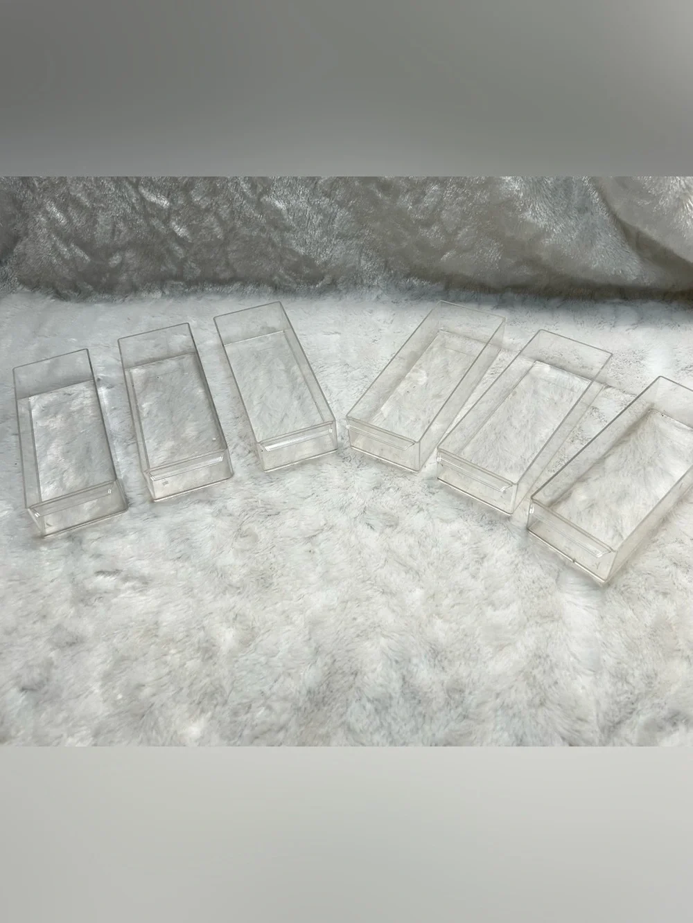 LOT OF 6 Parts Organizer Cabinet Acrylic Replacement Drawer Bin